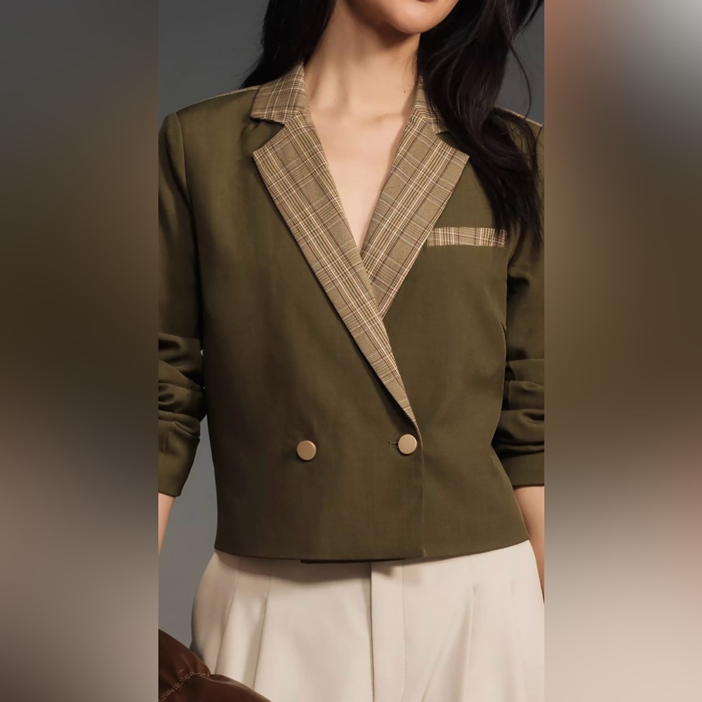 NWT Dolan Anthropologie Cropped Blazer. Size S